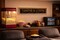 6" x 36" Theater Sign Framed Wall Art, Contemporary Home Theater Movie Décor, Glass Facing and Hanging Hardware Included